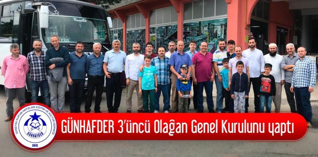 GÜNHAFDER 3’üncü Olağan Genel Kurulunu yaptı