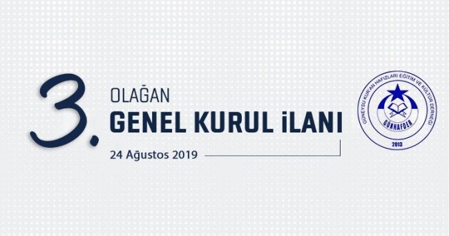 3.Olağan Genel Kurul İlanı