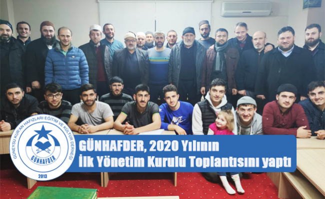 GÜNHAFDER, 2020 Yılının İlk Yönetim Kurulu Toplantısını yaptı